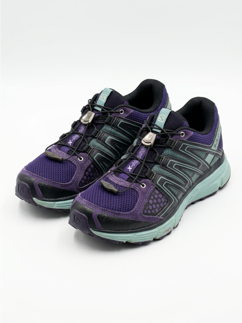Salomon X-Mission 3 Trail Running Sneakers Purple Teal Size 6